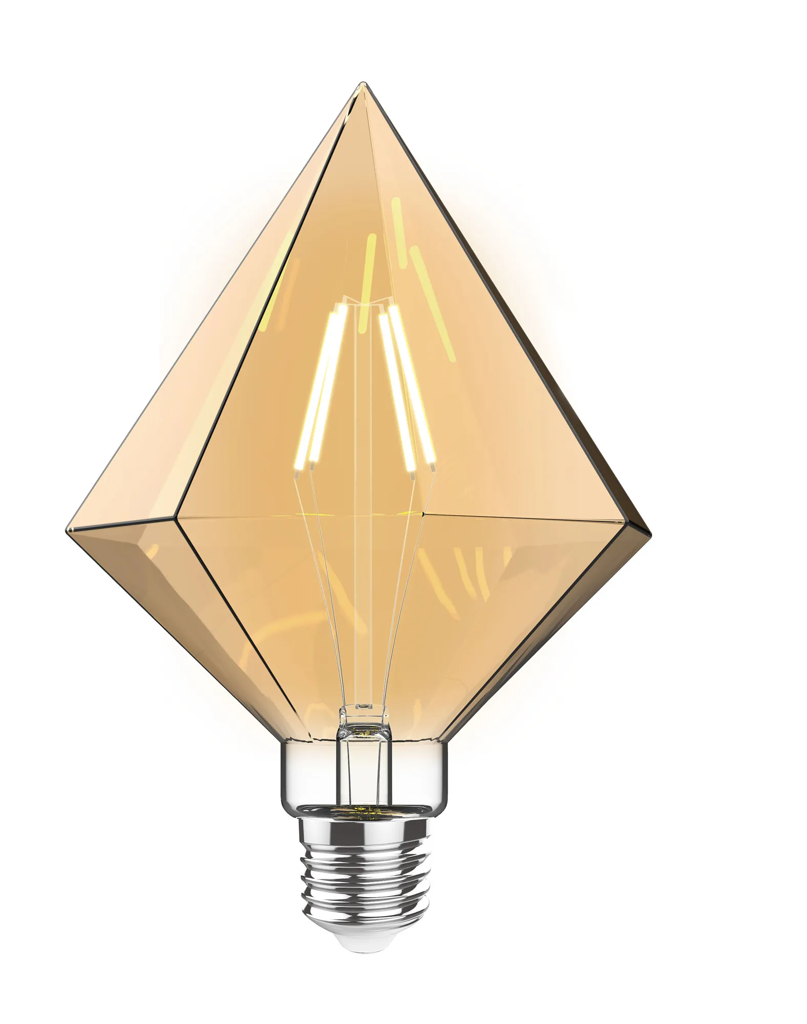 4600292  Classic Style LED Tri-Diamond E27 Dimmable 4W 2100K 200lm